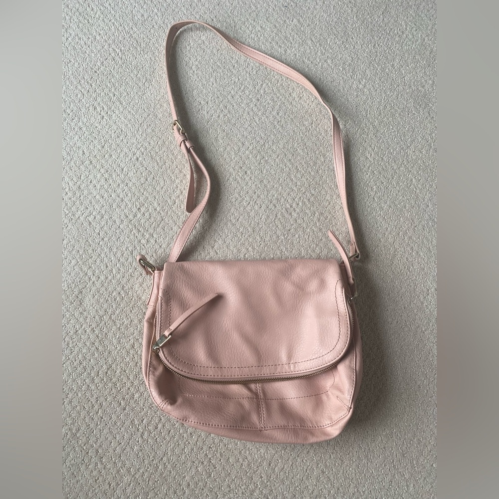 Cross body bag-light pink